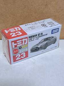 23 日産 GT-R 初回特別仕様 2016 新車シール TAKARA TOMYロゴ ベトナム製 新品シュリンク未開封 トミカ