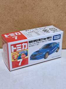 7 スバル インプレッサ WRX STI 4door グループR4仕様 2014 新車シール TAKARA TOMYロゴ ベトナム製 新品シュリンク未開封 トミカ ミニカー