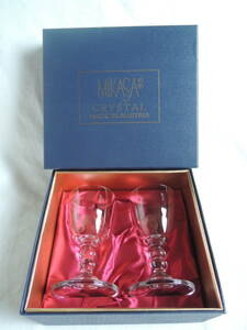 クリスタル グラス MIKASA CRYSTAL ペアーコーディアル オーストリア製