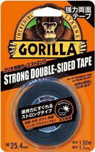 Gorilla Glue ゴリラ強力両面テープ ブラック