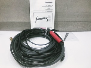 B-h047【未使用品】 Panasonic TIGトーチ YT-20TS2C1 空冷式 200A 長さ8M TIG溶接トーチ セット パナソニック