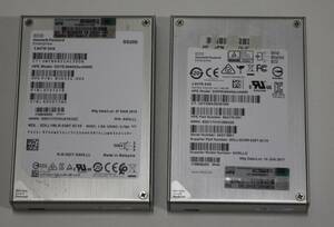 ★【2台セット】HP SSD 2.5インチ 3.84TB SAS接続 ★中古動作品★ 