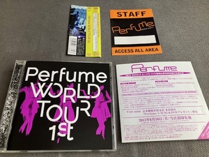 初回プレス盤 Perfume DVD「WORLD TOUR 1st」パフューム / 帯・ステッカー・チラシ付き / ワールド・ツアー・ファースト 中田ヤスタカ