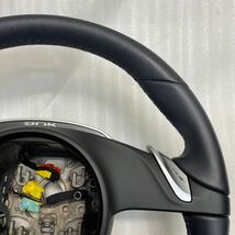 新車外し.超美品☆PORSCHEポルシェ純正☆911.933 カレラS☆PDK.パドルシフト付き☆純正本革ステアリング☆997.347.803.65 E24☆ネイビー_画像3