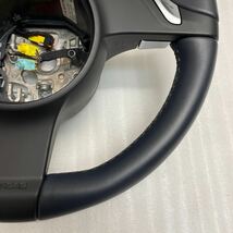 新車外し.超美品☆PORSCHEポルシェ純正☆911.933 カレラS☆PDK.パドルシフト付き☆純正本革ステアリング☆997.347.803.65 E24☆ネイビー_画像5