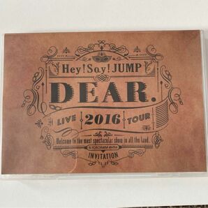 「Hey!Say!JUMP/Hey!Say!JUMP LIVE TOUR 2016 DEAR.」 DVD