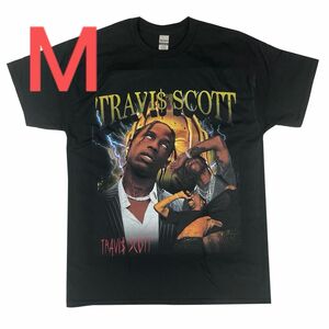 Travis Scott RAPTEE(ブラック) ラップティー トラヴィス・スコット TravisScott Tシャツ 黒