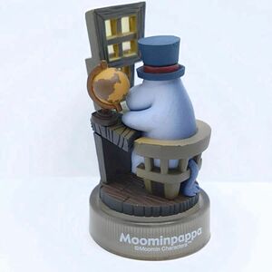 ムーミン■ムーミンズランチ ミニビネットフィギュアコレクション(書斎のパパ)■ボトルキャップ型ミニフィギュア■海洋堂