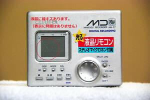 【動作品】 ＡＩＷＡアイワ ＡＭ－Ｆ７ ポータブルＭＤレコーダー＆プレーヤー 