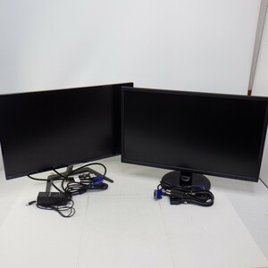 フルHD液晶モニター まとめて2台セット/IO DATA EX-LD2381DB-B5 23.8インチ/PHILIPS フィリップス 246E7Q 23.6インチ/ゲーム PCモニター 14