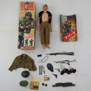 ★超レア/希少★1965年 ジーアイジョー アクションソルジャー フィギュア/元箱 付属品付き/giジョー GI JOE コンバット/ハズブロ HASBRO 60