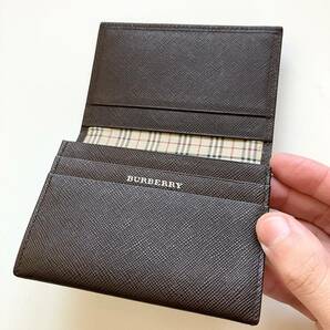 バーバリー Burberry 名刺入れ ノバチェック 美品 送185の画像5