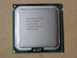 ●Intel Xeon E5450 SLBBM 3.00GHz/12M/1333 Harpertown LGA771 4コア (Ci0872)