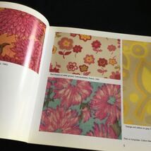 1960年代　花柄プリント　デザイン　生地　布地　洋書　フラワー　Flower Power _画像4