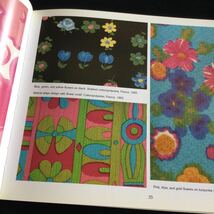 1960年代　花柄プリント　デザイン　生地　布地　洋書　フラワー　Flower Power _画像7