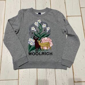 レディース　トレーナー　woolrich グレー