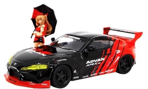 1/64 PANDEM GR SUPRA ADVAN LIVERY ＆ レースクイーン セット [POP RACE]