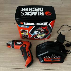 #649)ブラック&デッカー BLACK&DECKER　充電式 電動ドライバー3.6V
