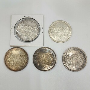 東京オリンピック 記念硬貨 1,000円 5枚 5,000円分 銀貨 硬貨 昭和39年 1964 TOKYOの画像1