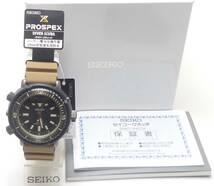 即決★プロスペックス ハイブリット ダイバースキューバ ソーラー アナログ×デジタル ブラウン色 SBEQ007 ￥71,500 新品 _画像3