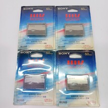 SONY MICRO MV MGR60 4個セット 高密度デジタル記録用 ビデオカセット ソニー マイクロ カセット_画像1