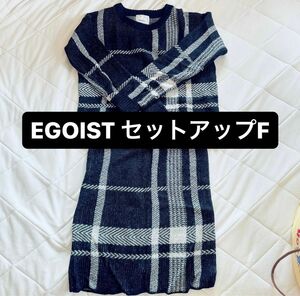 EGOISTニットセットアップ フリーサイズ