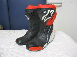 Alpinestars Supertech R V2 Alpine Stars super Tec R V2 42 size 26.5 centimeter black white red newest model 