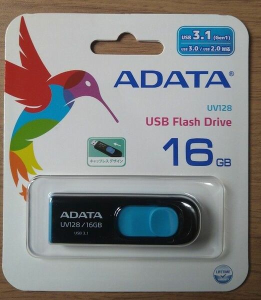 USBメモリー　ADATA USB3.0直付型フラッシュメモリー UV128 32GB