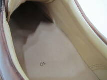 シューズ祭 クラークス ビジネスシューズ 革靴 28.0cm 使用品 自宅保管品 Clarks UK10G ダークブラウン メンズ レザー_画像6