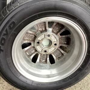 M7121 超希少！サンバーディアスワゴン 純正 13インチアルミ＆165/70R13 夏タイヤ4本セット☆彡の画像10