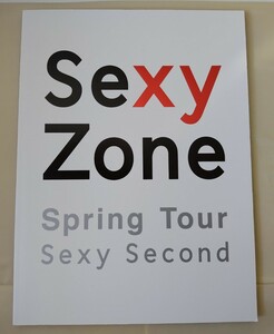 ★良品★Sexy Zone♪ツアーパンフレット　「Spring Tour Sexy Second」　2014/外袋無★