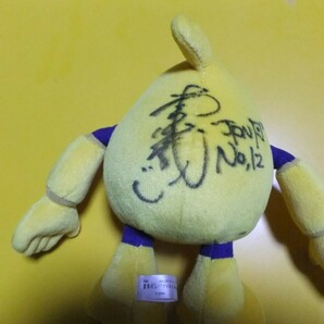 世界バレーマスコットぬいぐるみ 全日本女子バレー 木村沙織サイン入りの画像1