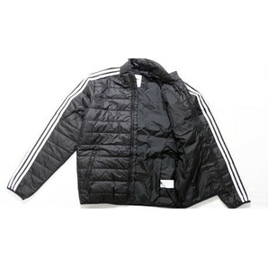 新品◆アディダスオリジナルス ジップジャケット パッカブルジャケット 黒 XLサイズ◆adidas originals packable 中綿入りジャケットの画像3