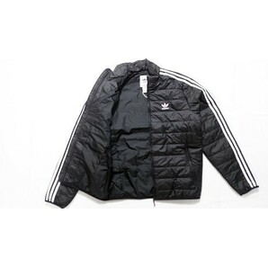 新品◆アディダスオリジナルス ジップジャケット パッカブルジャケット 黒 XLサイズ◆adidas originals packable 中綿入りジャケットの画像2