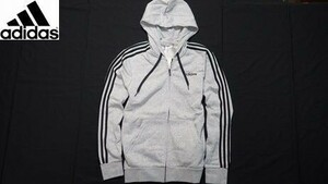  новый товар * Adidas Zip выше парка обратная сторона ворсистый парка Heather серый L размер * тренировочный парка s Lee полоса s