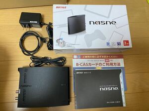 BUFFALO バッファロー nasne ナスネ NS-N100 2TB メディアリモコン　無線LANアダプタ　外付け拡張500GBディスクセット　PlayStation