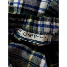 O'NEILOFDUBLIN オニールオブダブリン アイルランド製 チェック キルト スカート ウール ロング プリーツ ラップ 巻き グリーン 40_画像5