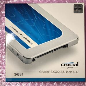 新品同様 Crucial BX300 240GB 3D MLC チップ SATA 2.5inch S-ATA 高耐久 SSD Micron 3D-MLCの画像1