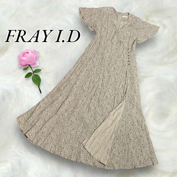 FRAY I.D フレイアイディー　ロングワンピース　XS フレア　カットソー