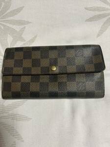 ルイヴィトン ダミエ 長財布 LOUIS VUITTON 正規店購入　ヴィンテージ