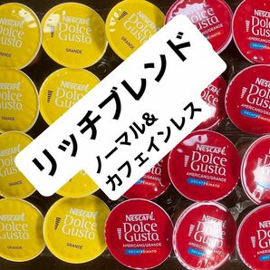 リッチブレンド&リッチブレンドカフェインレスセット　ネスカフェドルチェグスト