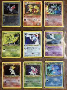 ポケモンカード　海外版　Lugia Celbi ルギア　セレビィ　1stEdition 他9 枚　pokmon trading card game 英語 PSA 旧裏 リザードン