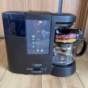 象印マホービン | ZOJIRUSHI コーヒーメーカー 珈琲通ダ ークブラウン EC-CB40 [ミル付き] 