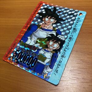 追悼 鳥山明先生 オリジナル 当時物 ドラゴンボールZ アマダPPカード No.801 二人で修行 デジタルタイプ