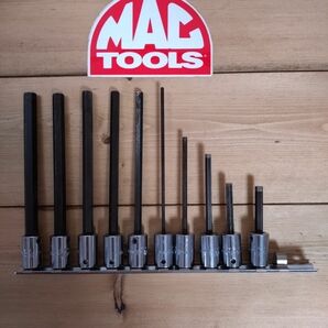 マックツール MACTOOLS 3/8 ロングヘキサゴンソケット XDL 3.4.5.6.7.8.9.10m/m 他 XD6m/m