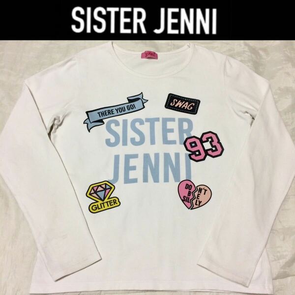 SISTER JENNI☆ワッペン長袖Tシャツ 150 ロンT シスタージェニィジェニー