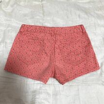 GAP kids☆1969 ストレッチデニムショートパンツ 140 小花 オレンジ ギャップキッズ_画像2