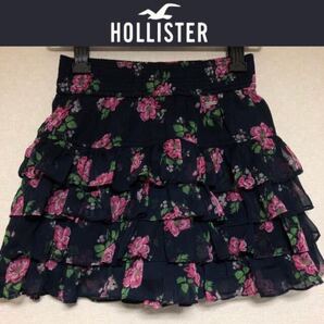1回着新品同様☆HOLLISTER ミニスカート 140 ホリスター 花柄フラワー
