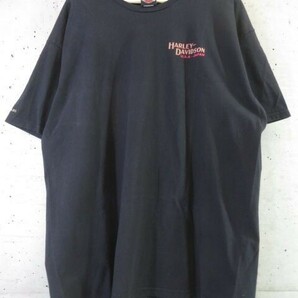 【送料300円可】7030b1◆両面プリント◆HARLEY-DAVIDSON ハーレーダビッドソン 半袖Tシャツ XL/ライダースジャケット/バイカー/古着の画像3