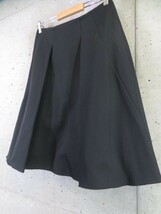 5130b11◆美品です◆イタリア製◆JIL SANDER ジルサンダー 変形デザイン シルクスカート 32/絹/パンツ/スーツ/ジャケット/コート/ブラウス_画像2